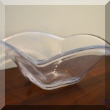 G01. Simon Pearce glass bowl. 